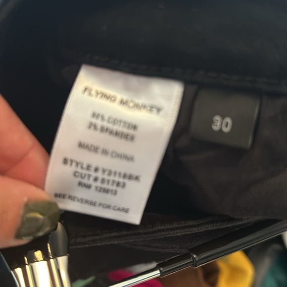 NWT JET BLACK HIGH RISE CROP STRAIGHT - Picture 8 of 8